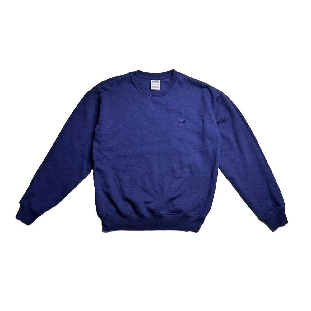 PINK Victoria’s Secret Women’s Crewneck Sweatshirt Purple Logo Size XS